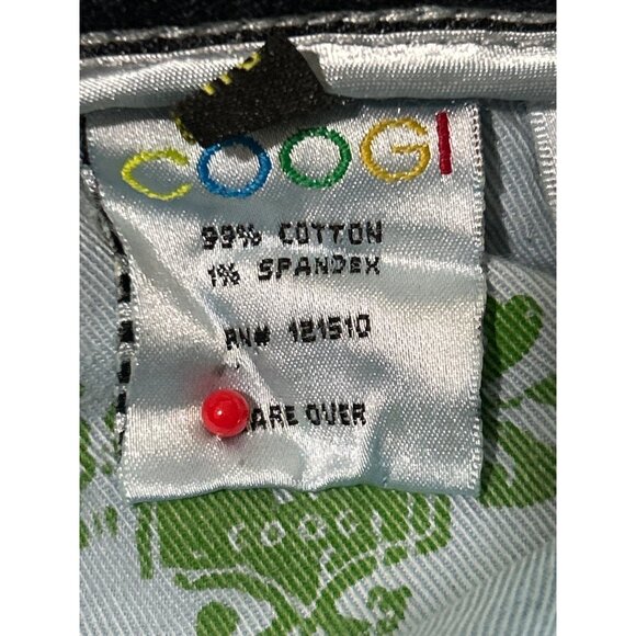 COOGI Women's Jean's Dark Wash Studded Embellished Blue Size 7/8 - Picture 4 of 6